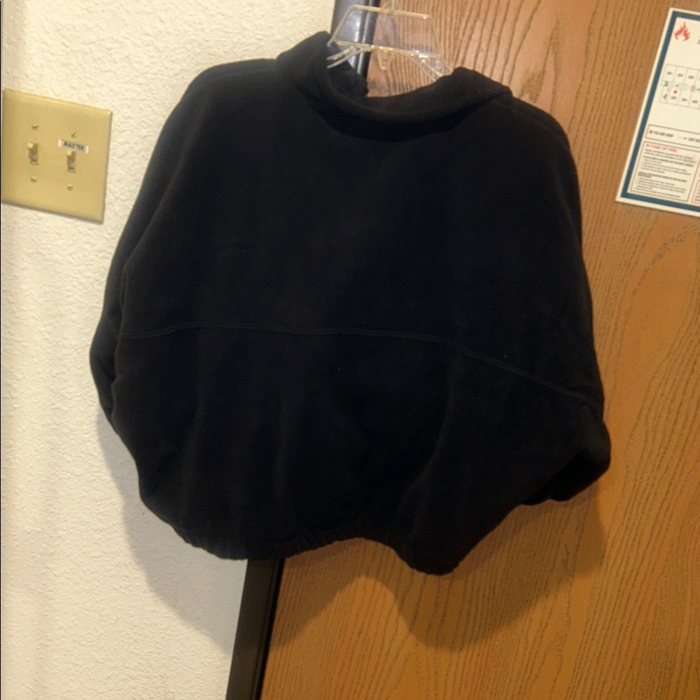 NWT Nike Black Fleece Half-Zip Jacket with front pockets size Small - Picture 6 of 10